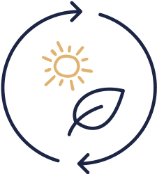 Eine Kochmütze mit einer stilisierten Sonne darauf